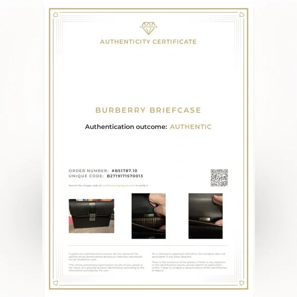 NWT Burberrys Leather Clutch with COA Collectors ItemC - Picture 11 of 11